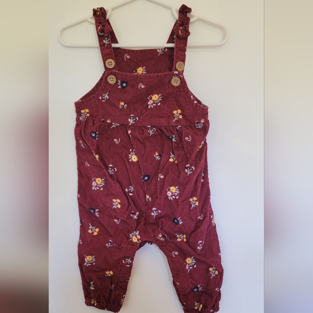 Carter's 6m corduroy overalls